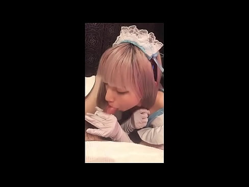 ❤️ 日本偶像[mayuka]，法国女仆装，第一部分，口交和用乳液打飞机 ❤️ Sex video ❌️